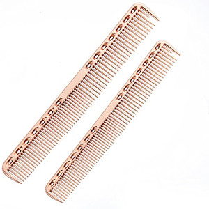 SMITH CHU Professional Space Aluminum Dressing Combs for Women - Best Styling Comb for Long,Wet or Curly, Reduce Hair Loss and Dandruff&Headache Gold