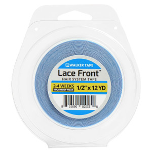 Walker Tape Lace Front Support Tape Roll 1/2" x 36 Yards, Double Sided Wig Tape for Lace Systems, Toupees, and Tape in Hair Extensions Human Hair, Hy