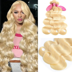 YISEA 613 Body Wave Brazilian Hair 12A Brazilian 613 Body Wave 3 Bundles Unprocessed Human Raw Hair Mink Hair Bundles Wet and Wavy Human Hair 613 Blo