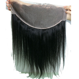 Dreambeauty Brazilian Virgin Hair Lace Frontal 13x6 Silk Straight Lace Frontal Closure Ear To Ear Full Lace Frontal and Closures With Baby Hair 18inc