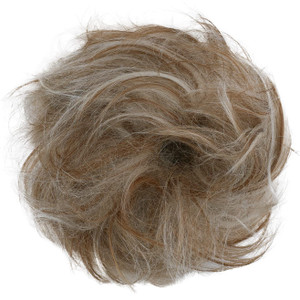 CAISHA 100% HUMAN HAIR Scrunchie Hair Piece Updo Braid Hair Scrunchy Messy Bun Red Blonde Mix H312m