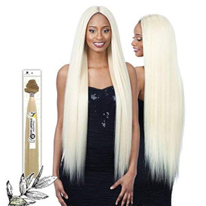 STRAIGHT 22" (1 Jet Black) - Shake-N-Go Organique Mastermix Synthetic Bundle Weave