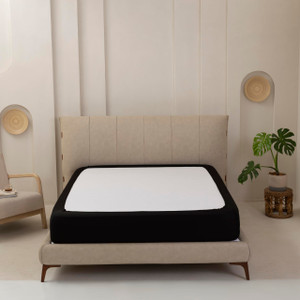 Stretchy Box Spring Cover King Size - Jersey Knit & Stretchy Wrap Around 4 Sides Bed Skirt for Hotel & Home, Wrinkle & Fading Resistant Fits King Siz