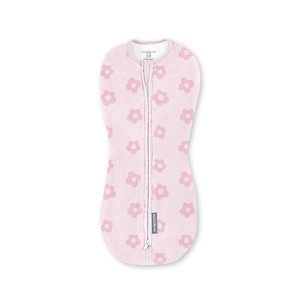 SwaddleMe by Ingenuity Compression Baby Swaddle Pod, Two-Way Zipper for Easy Diaper Changes, Improves Sleep & Calms Startle Reflex, 0-2 Months, 1.0 T