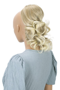 CAISHA 12" Hair Piece Braid Ponytail Extension Voluminous Wavy Honey Blond Mix PH210