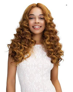 Janet Collection EXTENDED PART DEEP SWISS LACE FRONT WIG - GABRIELA (MOCHA BLONDE)