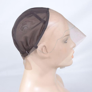 13x4 Lace Wig Caps for Making Wigs with Adjustable Straps Guidelines Medium Brown Swiss Lace Wig Base Foundation for Ventilating or Knotting, Wig Mak