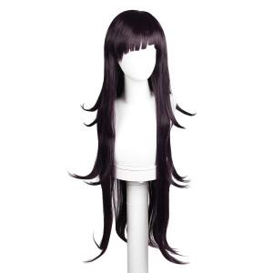ColorGround Long Purple Cosplay Wig for Halloween (Long Purple)