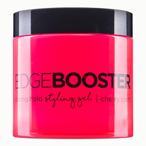 Style Factor EDGE BOOSTER® Strong Hold Styling Gel | Alcohol-Free Hair Gel with Camellia Sinensis Seed Oil for Curly, Wavy & Sleek Styles | Frizz Con