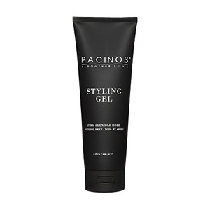 Pacinos Styling Gel - Medium Shine All Day Hold, Conditions and Moisturizes Hair while Adding Volume and Texture, No Dry Flakes or Residue, All Hair