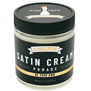 Satin Cream Hair Wax for Smooth Styling - Medium Hold & Natural Finish - Lightweight, Non-Greasy Hair Pomade for Men, All-Day Control & Texture - 2.5