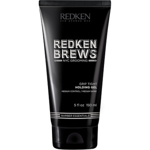 Redken Brews Holding Gel For Men | Men's Hair Gel | Medium Hold Styling | Medium Shine | Flake-Free, No Crunch Styling | For All Hair Types, Great Fo