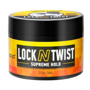 AllDay Locks Lock N Twist Supreme Hold - Extreme Styling Control For Locs, Microlocs, Twists, And Retwists, Provides Edge Control, Strong Hair Gel Fo