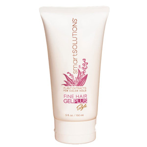 SMART SOLUTIONS Fine Hair Gel Plus, 5 oz | Enhances Shine | Adds Volume | Easy Wash-out | Paraben-Free