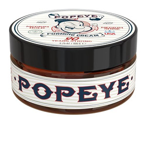 Razor MD Popeye Shaving Co Hair Styling Forming Cream for Men, Medium Hold and Medium Shine Styling Cream, Men's Hair Grooming Products for Short and