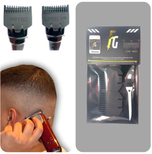 Self Fade & Taper Haircut Guide | 3-in-1 Hair Clipper Guards for Men | DIY Haircut | Fade Tool | Suitable with Wahl, Babyliss, Gamma+, Suprent, Kemei