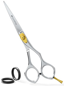 Suvorna Hair Cutting Scissors for Professionals, Barbers - Hair Shears for Cutting, Trimming, Grooming, Precision - Extremely Sharp Razor Edge - Made