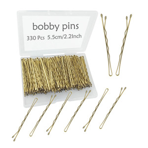 330 PCS 2.2Inch Blonde Bobby Pins for Women Girls, Super Grip Gold Hair Clips with Box, YINGFENG Reusable Non Slip Hair Pins, Suitable for All Hair T