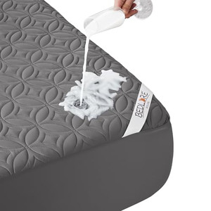 BEDLORE Waterproof Mattress Protector, Queen Size Mattress Pad Noiseless with Deep Pocket 6"-18" Depth, Soft Breathable Dirt-Proof Bed Mattress Cover