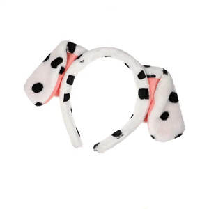 RUITASA Dalmatian Headband, Dog Ears Headband, Adult Bulk, Dalmatian Ears for Girls Halloween, Christmas, Cosplay, Party Favors Supplies