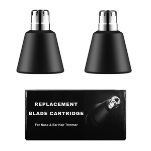 Nose Hair Trimmer Replacement Blades for Manscaped The Weed Whacker 1.0 2.0, Hygienic Twist-On Replacement Blades Compatible with Manscaped The Weed