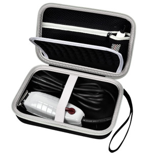 Case for Andis Professional T-Outliner Beard & Hair Trimmer, Model GTO 04780/04710/04603/04775, with Mesh Pocket for Attachment Set - Bag Only (Black