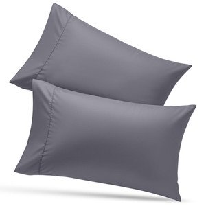 Pillow Covers by Utopia Bedding - Queen Size 2-Pack  Soft Brushed Microfiber  Perfect for Hospitals, Hotels, Guest Rooms  Oeko-TEX Certified, 20x3
