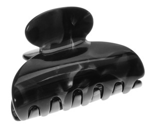 France Luxe Little Couture Claw Clip - Nacro Black