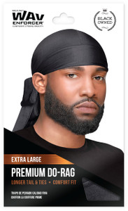 WavEnforcer Premium Do-Rag Black