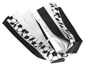 Sale! Soccer Hair Accessories - 7" Girls Soccer Ribbon/Pony Holder Streamer Elastics, Ponytail Holder Scrunchies, and Gifts