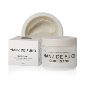 Hanz de Fuko Quicksand  Premium Mens Hair Styling Wax & Dry Shampoo for a High Hold, Ultra Matte Finish  Ideal Texture Product for Thin, Thick and