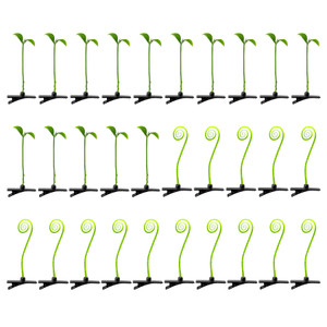 30Pcs Bean Sprout Hair Clips Set, Cute Green Plant Hair Barrettes for Women, Girls, and Kids, Funny Grass Hairpins for School, Parties, and Everyday