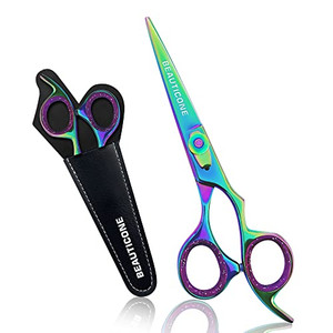BEAUTICONE Hair Cutting Scissors, Professional 6.5" Barber Shears for Haircut Men/Women, Beard & Mustache Trimming Stainless Steel Hairdressing Sciss