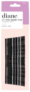 Diane Mini Bob Pins, Black, 1.5 Inch, 60 Count