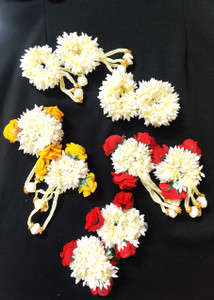 Artificial Hair Gajra (Artificial Hair Gajra (Set of 10 Gajra Bands))