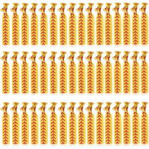 48 Pieces Softball Baseball Hair Ties Sports Elastic Headband Hair Accessories for Team Girls Players Gifts