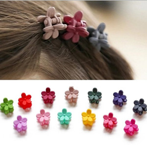 IFfree Bangs Mini Assorted Colored Hair Claw Clips, 30 Pieces - Hair Pins for Little Girls, Kids' Hair Accessories