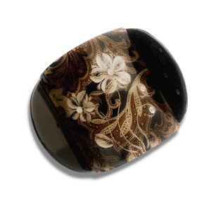 Mia Super Clamp, Jaw Clamp, Hair Clip Barrette, Strong Hair Accessory for Thick Hair, Long Hair, Women, Updos, French Twists - Large Size Floral Prin