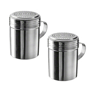 10 oz Stainless Steel Dredge with Handle (Pack of 2)