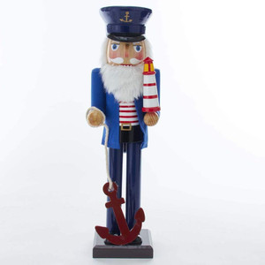 Kurt S. Adler 15-Inch Sailor Nutcracker with Anchor and Lighthouse