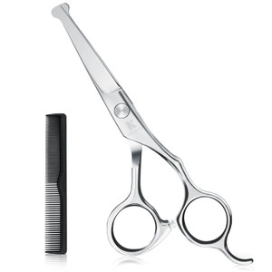 6.1 inch Kids Hair Cutting Scissors Safety Rounded Tips Haircut Scissors, K KaCaKaCa Professional Safe Hair Cutting Shears for Baby, Toddler, Childre