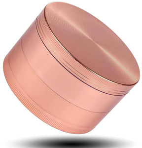 2.5-inch premium coffee Lapping bean jar | heavy-duty aluminum, non stick design, essential for the kitchen - Rose Gold