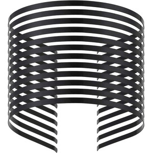 Onwon 12 Pieces Smooth Metal Headbands Frames in Black Tone for DIY Tiara Base Blank Hairband Head Bands 3mm