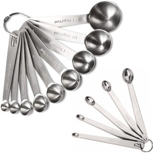 YUNNKEEY 14PCS Measuring Spoons Set, 1 tbsp, 1/2 tbsp, and 1-1/16tsp Stainless Steel Measuring Spoons for Cooking Baking Spice Jars and Liquid Ingred