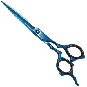 ANDUSTRIAL - Professional Hair Cutting Scissors/Shears For Men/Women/Home/Salon - Premium High Carbon Steel Quality - Smooth And Sharp - 6.5 Inch, Bl