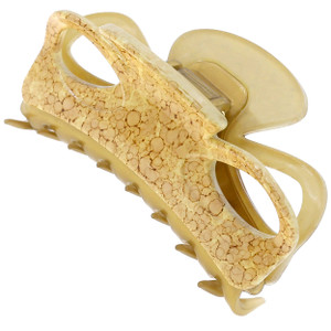 Camila Paris CP3239 French Hair Clip for Women, Mustard, Girls Hair Claw Clips Jaw Fashion Durable and Styling Hair Accessories for Women, Strong Hol