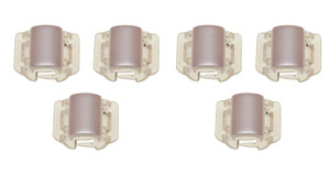 Linziclip Hair Jawclip Mini Pearlized Blush Bundle, 2-Pack