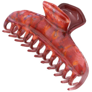 Camila Paris CP3348 French Hair Clip for Women Thick Hair for Long Curly Wavy Hair, Red, Girls Hair Claw Clips Fashion Styling Hair Accessories for W