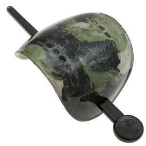 Camila Paris CP3344 French Hair Bun Holder Cover Cap Hair Updo, Green, Hair Pin Thru, Strong Hold Grip Hair Clips for Women, No Slip and Durable Styl