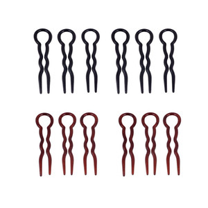 yueton Pack of 12 Office Lady Style Magic Simple Fast Spiral Hair Braid Twist Styling Tool Clip Pin